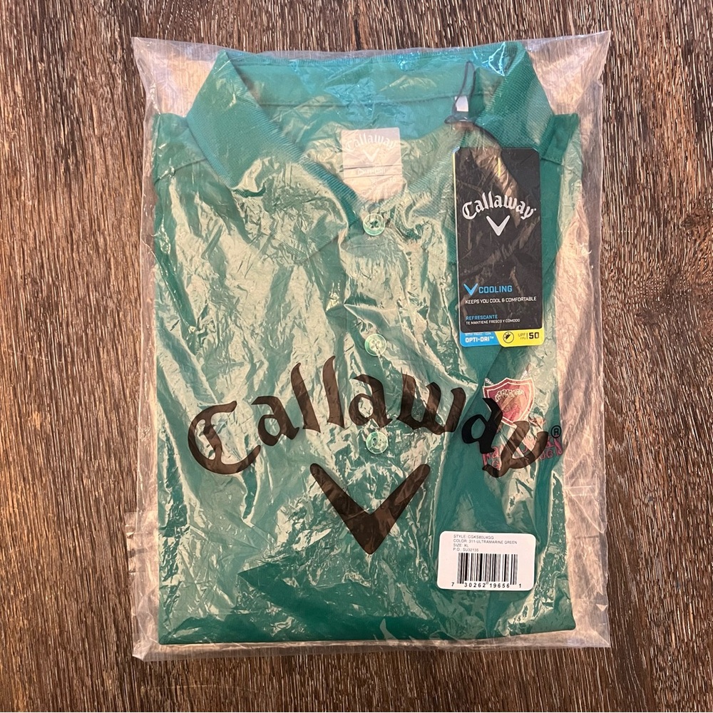 CALLAWAY OptiDri Polo Golf Shirt Far Oaks Golf Club Size XL